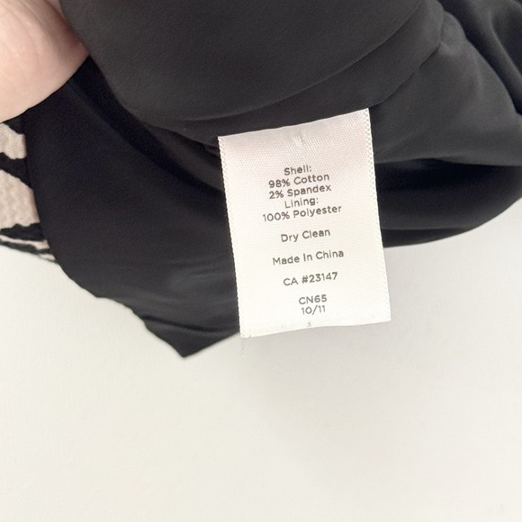 Talbots Animal Print Jacket Blazer 16W Cotton Blend Lined 3/4 Sleeves Career - Picture 6 of 9